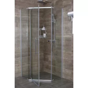 Душевой уголок Erlit Comfort 90x90 прозрачный, хром (ER10109V-C1)