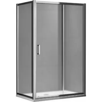 Душевой уголок Gemy Victoria 100х100 с поддоном, матовый, хром (S30191HM-A100M, ЛП00189)