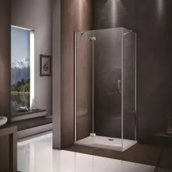 Душевой уголок Good Door Saturn WTW+SP 140x90 правый, с поддоном, прозрачный, хром