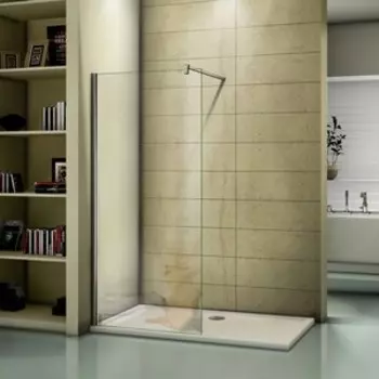 Душевой уголок Good Door Walk-In SP 80х90 с поддоном, прозрачный, хром