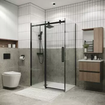 Душевой уголок Grossman Classic 110x70 прозрачный, графит сатин (120.K33.04.1190.42.00)