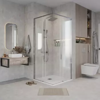 Душевой уголок Grossman Galaxy 100x100 прозрачный, хром (300.K33.01.1010.10.00)