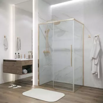 Душевой уголок Grossman Galaxy 140х90 прозрачный, золото сатин (120.K33.01.1490.32.00)