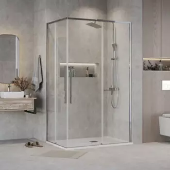 Душевой уголок Grossman Galaxy 90x80 прозрачный, хром (300.K33.01.9080.10.00)