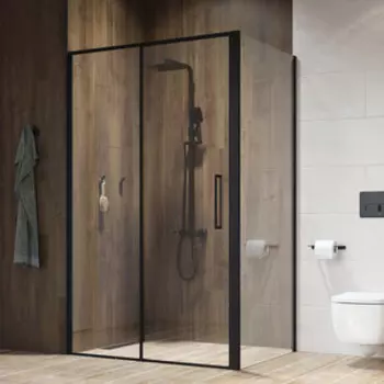 Душевой уголок IDDIS Slide 130х90 прозрачный, черный (SLI6BS3i69, SLI6BS9i23)