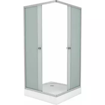 Душевой уголок Niagara Eco 100x100 матовый, хром матовый (NG-010-14Q)