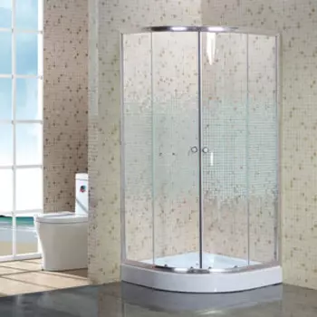 Душевой уголок Niagara Eco 90x90 прозрачный с рисунком, хром (NG-001-08N)