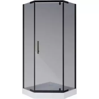 Душевой уголок Niagara Eco 90x90 с поддоном, тонированный, черный (0091432DT)