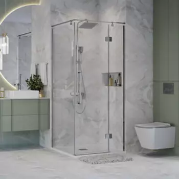 Душевой уголок Niagara Nova 100x100 прозрачный, хром (NG-6632-34)