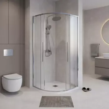 Душевой уголок Niagara Nova 100x100 шиншилла, хром (NG-3627-34)