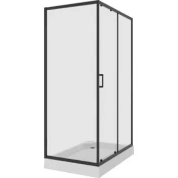 Душевой уголок Niagara Nova 120x80 прозрачный, черный (NG- 6812-08 BLACK)