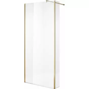 Душевая перегородка Niagara Nova 90x195 прозрачная, холодное золото (NG-644-90GOLD)