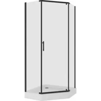 Душевой уголок Niagara Nova 90x90 прозрачный, черный (NG-6805-08 BLACK)