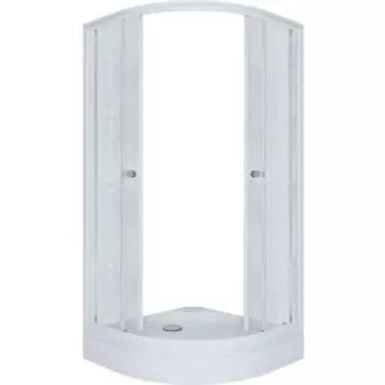 Душевой уголок Triton Риф А 100x100 профиль белый, стекла Грейс (Щ0000025476)