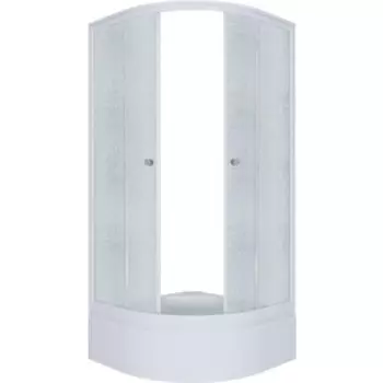 Душевой уголок Triton Риф В 90x90 профиль белый, стекла Грейс (Щ0000025416)