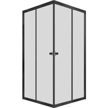 Душевой уголок Triton Вента-Блэк 90х90 прозрачный, черный (Щ0000054466)