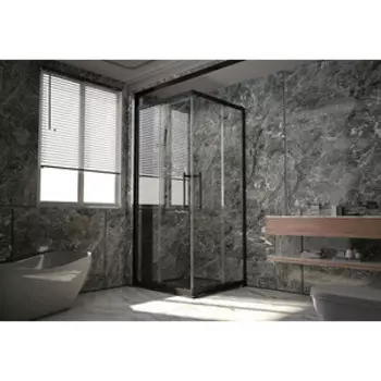 Душевой уголок Veconi Premium Trento PTC-20B 120х90 прозрачный, черный матовый (PTC20-B-12090-01-C4)