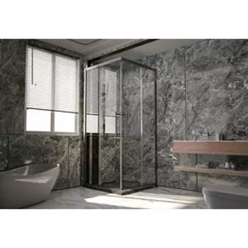 Душевой уголок Veconi Premium Trento PTC-20GR 120х90 прозрачный, брашированный графит (PTC20-GR-12090-01-C4)