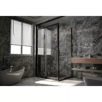 Душевой уголок Veconi Premium Trento PTC-SP-30B 150х100 прозрачный, черный матовый (PTC30-SP-150100-B-01-C4)