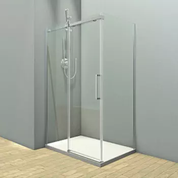 Душевой уголок Veconi Rovigo 160х90 прозрачный, хром (RV071-16090PR-01-C4)