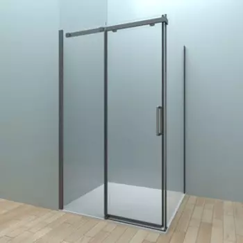 Душевой уголок Veconi Rovigo 160x90 прозрачный, черный (RV070-16090PR-01-C4)