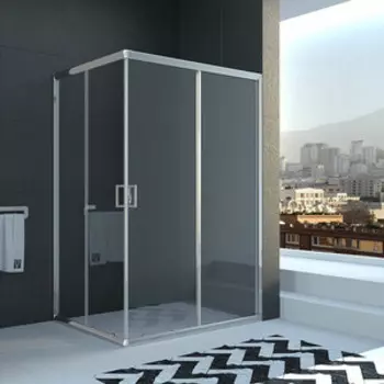 Душевой уголок Veconi Rovigo RV-10 100x90 прозрачный, хром (RV10-10090-01-C5)