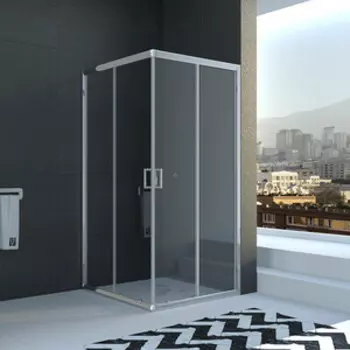 Душевой уголок Veconi Rovigo RV-11 80x80 прозрачный, хром (RV11-80-01-C5)