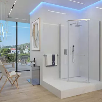 Душевой уголок Veconi Rovigo RV-36 80x80 прозрачный, хром (RV36-80-01-C5)