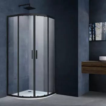 Душевой уголок Vincea Alpha 90х90 прозрачный, черный (VSQ-3AL900CLB)