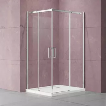Душевой уголок Vincea Dice 100х100 прозрачный, хром (VSS-4D100CL)