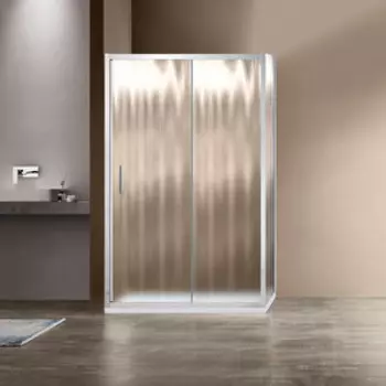 Душевой уголок Vincea Garda VSR-1G1 160x100 рифленый Шиншилла, хром (VSR-1G1016CH)