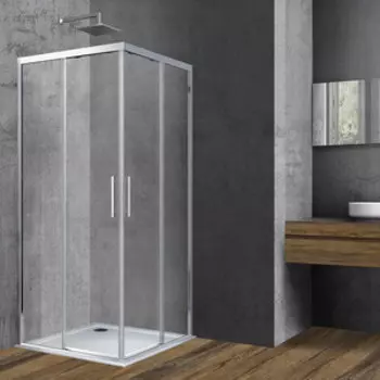 Душевой уголок Vincea Soft VSS-3SO 90х90 с поддоном, прозрачный, хром