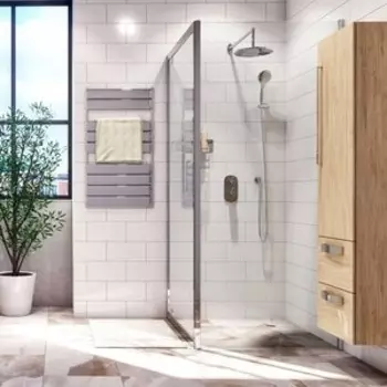 Душевой уголок Wasserkraft Berkel 48P 100х90 прозрачный, хром (48P22)