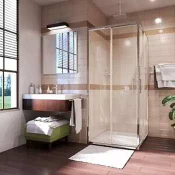 Душевой уголок Wasserkraft Main 41S 90х90 прозрачный, хром (41S03)