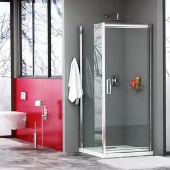 Душевой уголок Wasserkraft Salm 27I 80х100 прозрачный, хром (27I29)