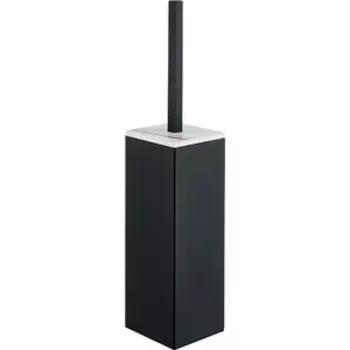Ершик для унитаза IDDIS On-X вставка из белого камня, черный матовый (ONXBL00i47)