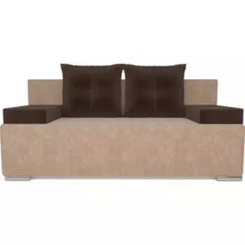 Еврокнижка Mebel Ars Мадейра бежево-коричневый кордрой пружинный