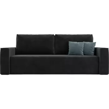 Еврокнижка Mebel Ars Манхэттен (велюр черный/НВ-178/17)