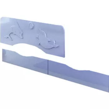 Фасад Ника Алиса КР-812 голубой металлик 1,6 м