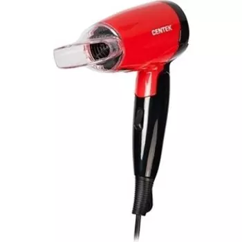 Фен Centek CT-2230 черный/красный