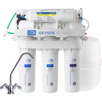Фильтр обратного осмоса Гейзер Аллегро ПМ с пластиковым баком 12л., кран 7 (20039)