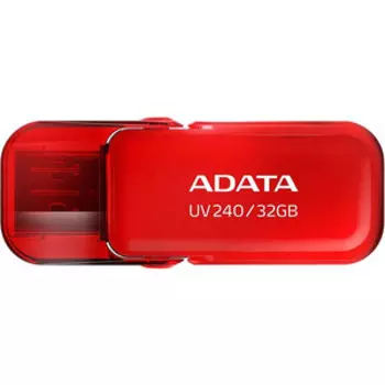 Флеш Диск A-DATA 32Gb UV240 AUV240-32G-RRD USB2.0 красный