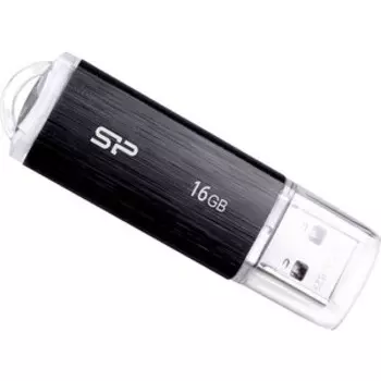 Флеш Диск Silicon Power 16Gb Ultima U02 SP016GBUF2U02V1K USB2.0 черный