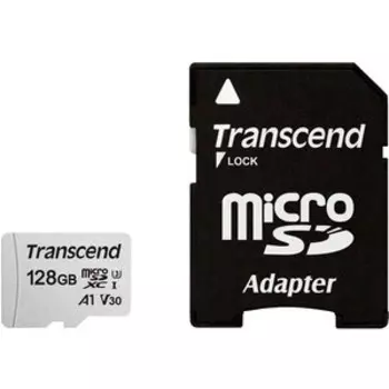 Флеш карта Transcend micro SDXC 128Gb + adapter
