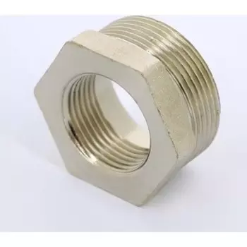 Футорка Uni-Fitt НВ 1''1/2 х 1'' никелированная (604N6400)