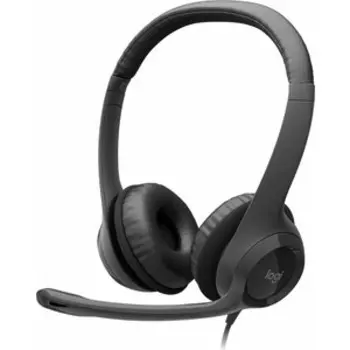 Гарнитура Logitech Headset H390 USB black (981-000803)
