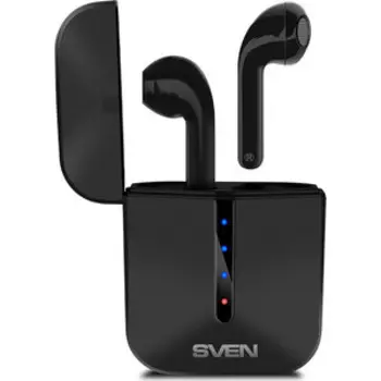 Гарнитура Sven E-335B, черный (Bluetooth, TWS) (SV-020354)