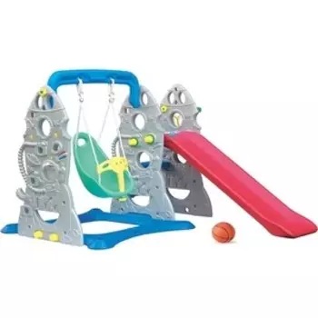 Горка детская Ching-Ching ''Ракета + качели'' SL-19