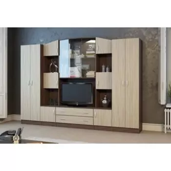 Гостиная ЭРА Макарена ясень шимо ЛДСП