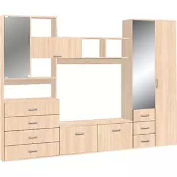 Гостиная LuxDorf СГ1 дуб млечный